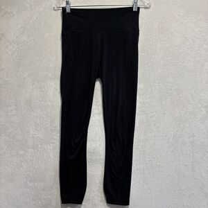 Under Armour Meridian Super Soft Stretch Cropped Leggings Women's Small Black